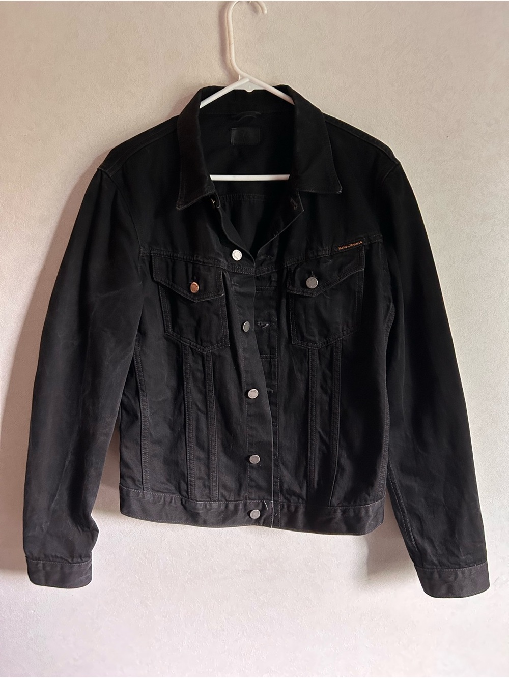 Nudie Jeans Dry Billy Black denim jacket